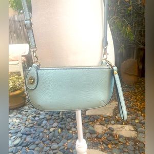 NWOT JOY SUSAN Vegan Crossbody Wristlet Clutch